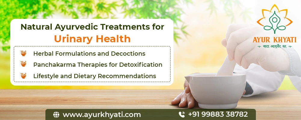 Ayurvedic Treatments for Urinary Health